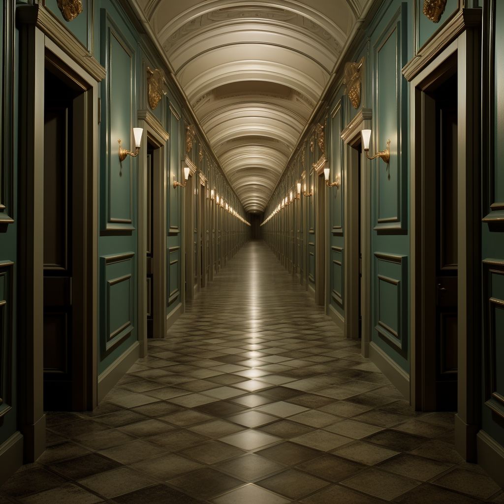 Фото Сонник коридор и много дверей
